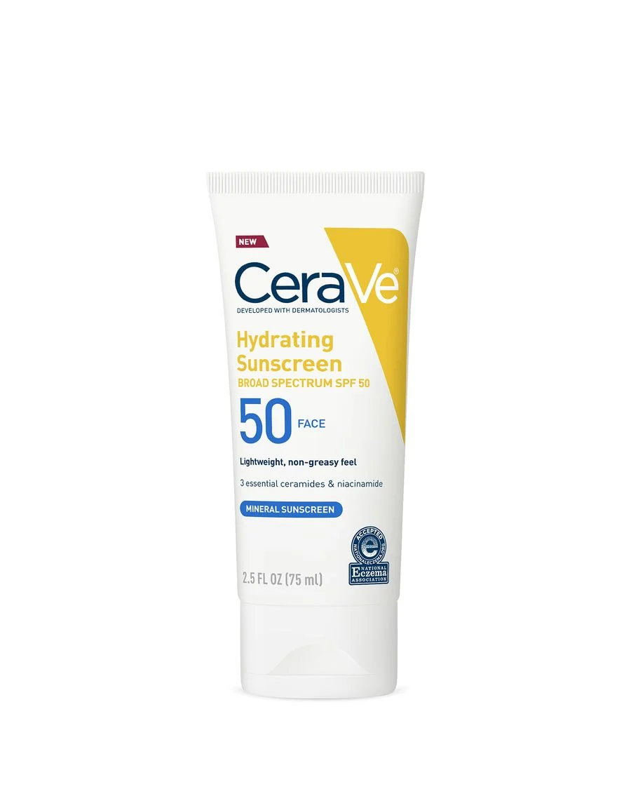 CERAVE Hydrating Mineral Sunscreen SPF 50 (75ml)