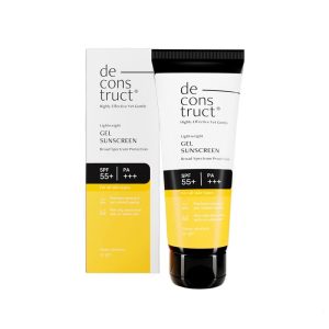 De Cons Truct Lightwight Gel Sunscreen – SPF50 – 50g