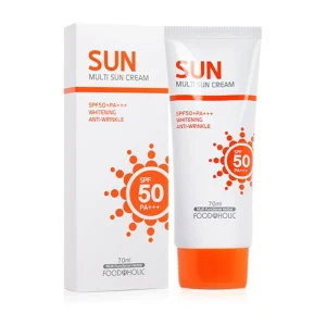 Food A Holic Multi Sun Cream Whitening Anti Wrinkle SPF 50+ PA+++ 70ml
